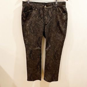 Soft Surroundings Moonstruck Paisley Pants 10P